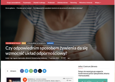 Wzmacnianie odporności żywieniem - radioklinika.pl